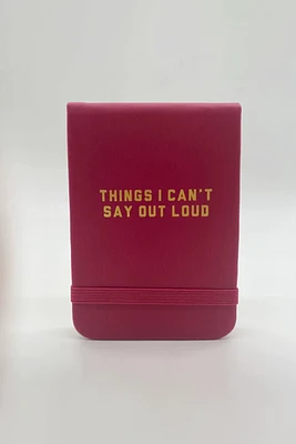 Things I Cant Say Out Loud Leatherette Pocket Journal