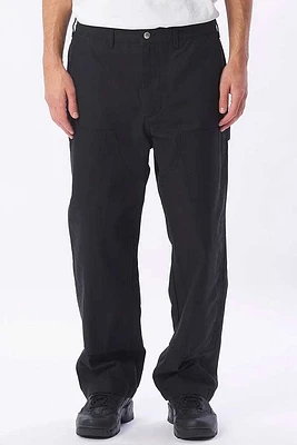 Big Timer Twill Dbl Knee Pant | Black