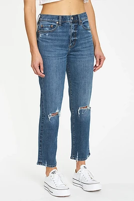 Straight Up High Rise Denim | A Plus