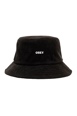 Bold Cord Bucket Hat | Black