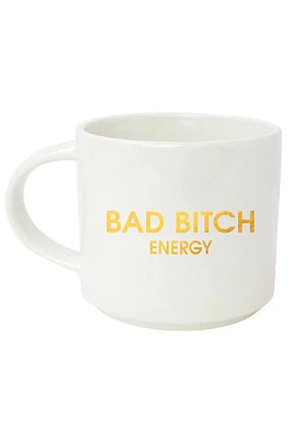 Bad Bitch Energy Mug | White Gold