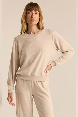 Russel Cozy Pullover | Light Oatmeal Heather