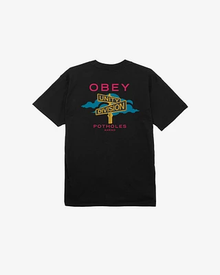 Obey Crossroads Tee | Black