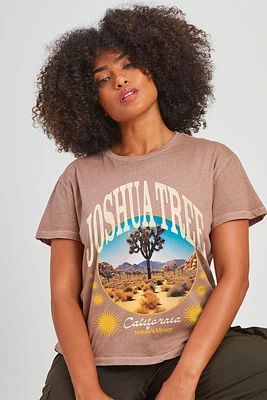 Joshua Tree Mirage Tee | Mauve