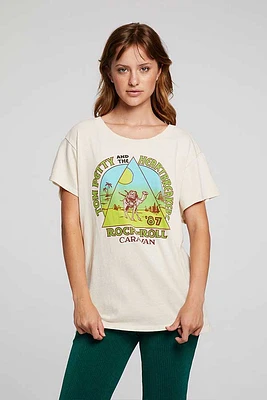 Tom Petty Rock N Roll Caravan Tee | Whitecap Gray