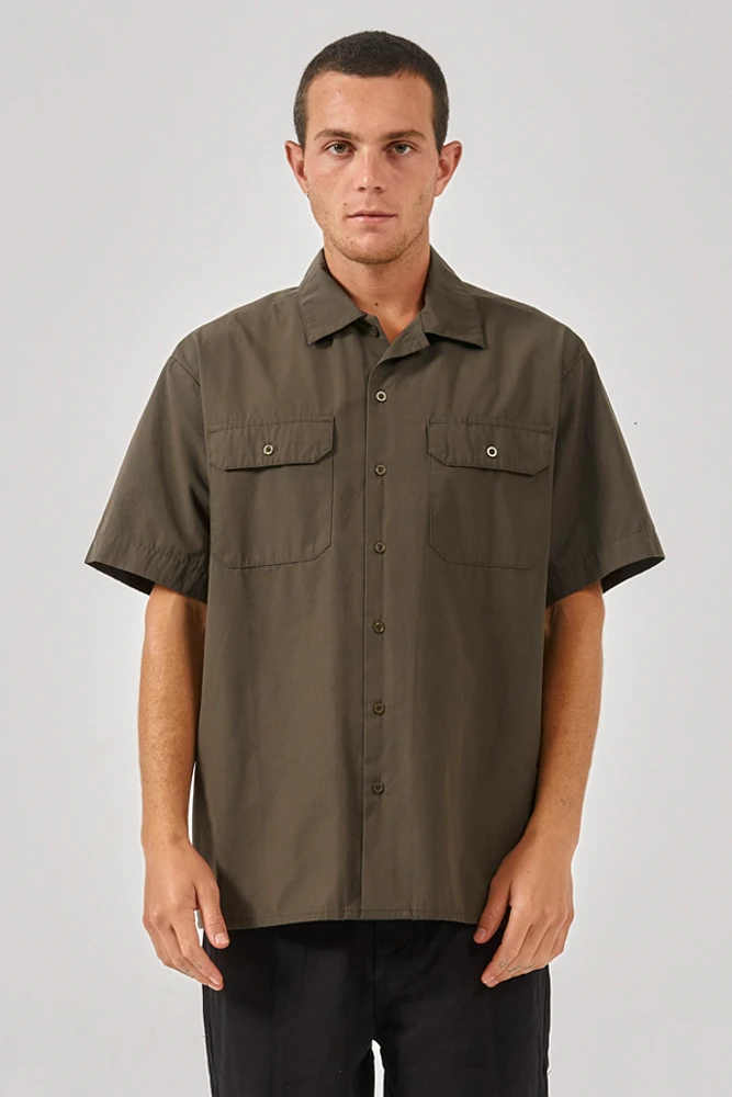 Thrills Union Work Shirt | Tarmac