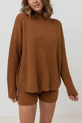 Classic Knit Jumper | Caramel