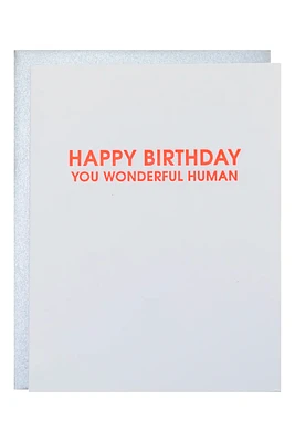 Wonderful Human Birthday Card