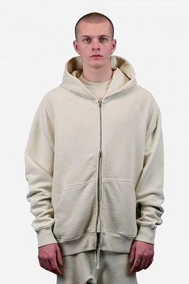 Primary Zip Through Hoodie | Bone White