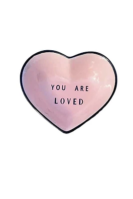 You Are Loved Heart Trinket Bowl