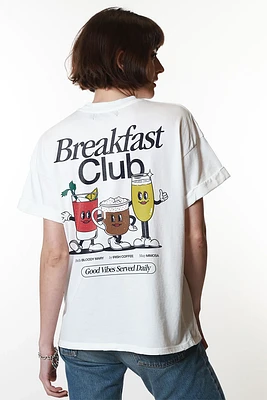 Breakfast Club Tee | Vintage White