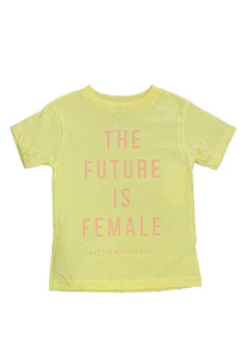 Future Is Female Tee | Yellow / Coral