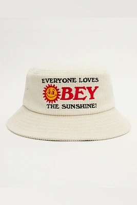 Obey Sunshine Bucket Hat | Off White