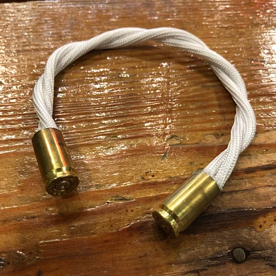 Tactical Bullet Twist Cuff| White