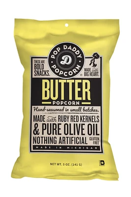 Pop Daddy Butter Popcorn 5 oz