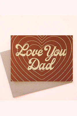 Love You Dad Card