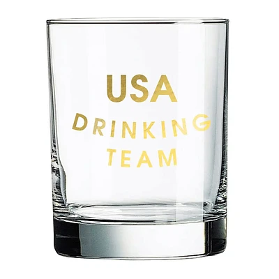 USA Drinking Team | Rocks Glass