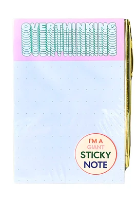 Overthinking Sticky Notepad