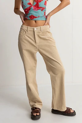 Chloe Low Rise Pant | Cream