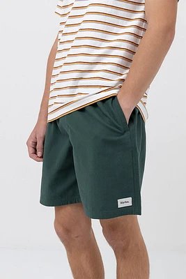 Mod Twill Jam Shorts | Moss