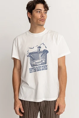 Radio Band SS T-Shirt | Vintage White