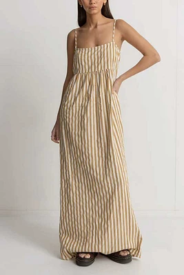 Goodtimes Stripe Maxi Dress | Camel