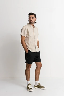 Classic Linen SS Shirt | Sand