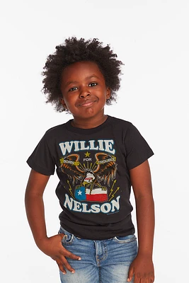 Willie Nelson Born For Trouble Tee | Black