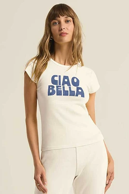 Ciao Cheeky Tee | Sea Salt