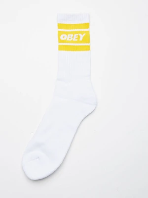 Cooper II Socks | White / Lemon