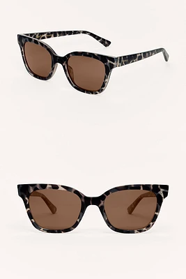 High Tide Sunglasses | Marbled Tort - Bronze