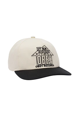 House Of Obey 5 Panel Snapback | Unbleached Multi