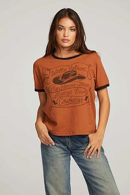 Willie Nelson Cowboys Tee | Whiskey