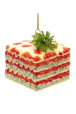 Glass Lasagna Ornament