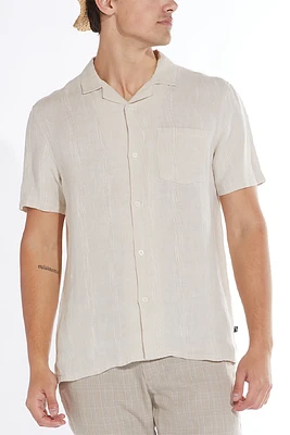 Lodi Linen Resort Shirt | Ecru