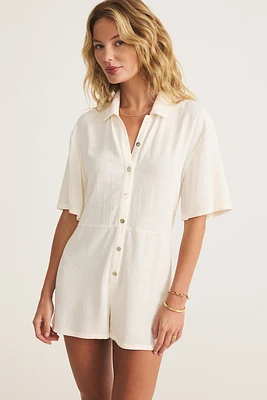 Marcell Romper | Sea Salt