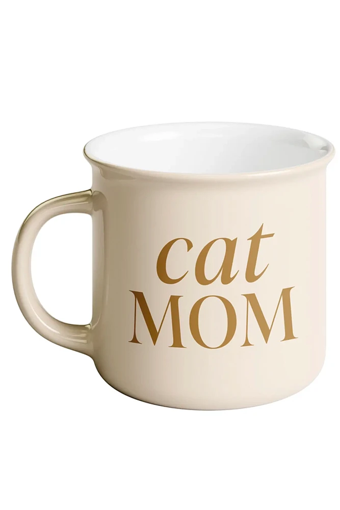 Cat Mom Campfire Coffee Mug