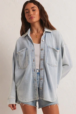 All Day Knit Denim Jacket | Indigo