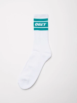 Cooper II Socks White / Teal