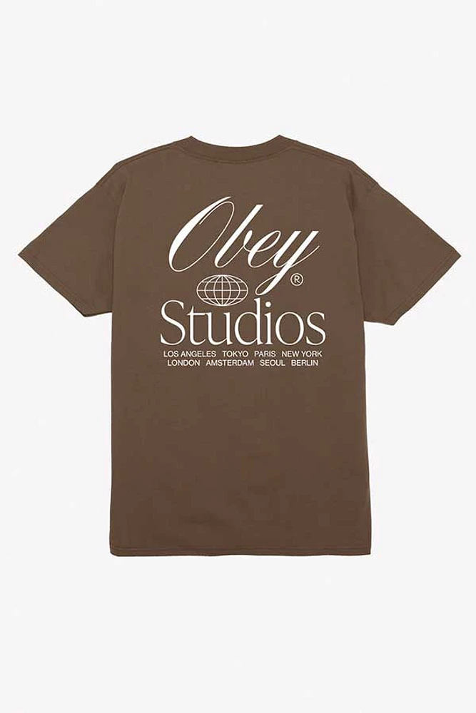 Obey Studios Worldwide Tee | Silt