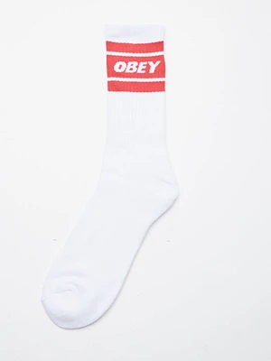 Cooper II Socks White / Coral Pink