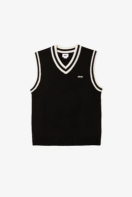 Alden Sweater Vest | Black