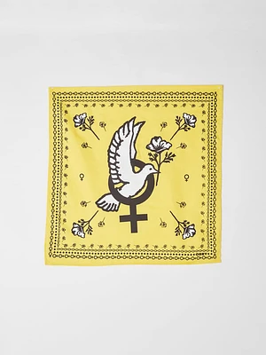 Peace Dove Bandana / Yellow