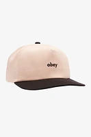 Obey Case 5 Panel Snapback | Black Multi