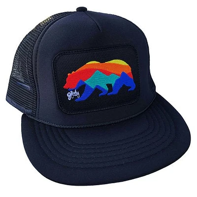 Sunrise Bear Trucker | Black/Black