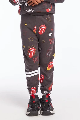 Rolling Stones Stars Pants | Vintage Black