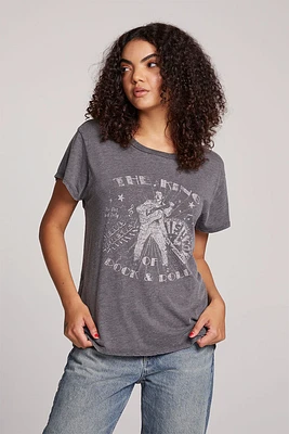 Sun Records Tee | Black Mineral Wash