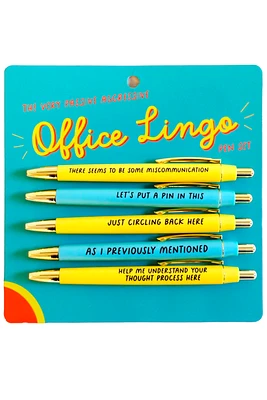 The (Very Passive Aggressive) Office Lingo Pen Set