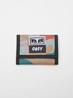 Drop Out Tri Fold Wallet Drip Camo