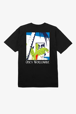 Obey Vacation Tee | Black